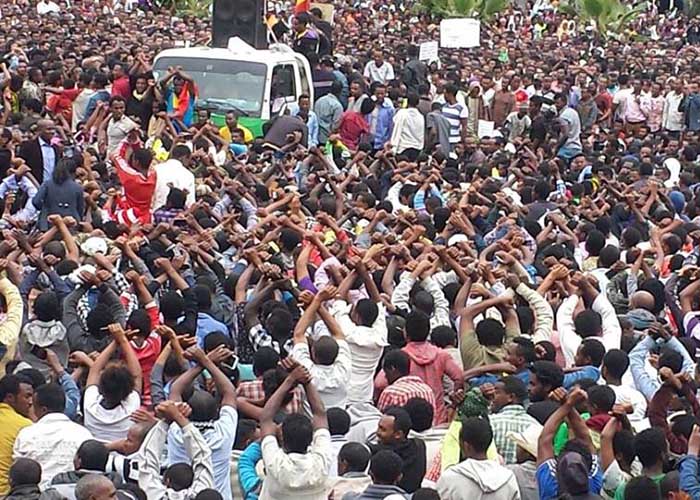 Half a million Ethiopians protest for regime change