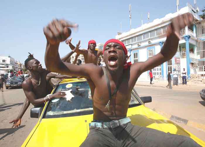 Supporters of President-elect Adama Barrow celebrate his victory in Banjul Reuters Gambia election 2016