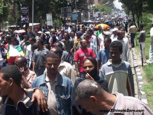 The funeral of Tilahun Gessese, 20090423 The funeral of Tilahun Gessese, 20090423
