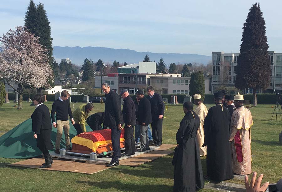 Ato Tefera Degefes funeral የአቶ (ዶ/ር) ተፈራ ደገፌ የቀብር ስነ-ስርዓት በቫንኩቨር ተፈጸመ