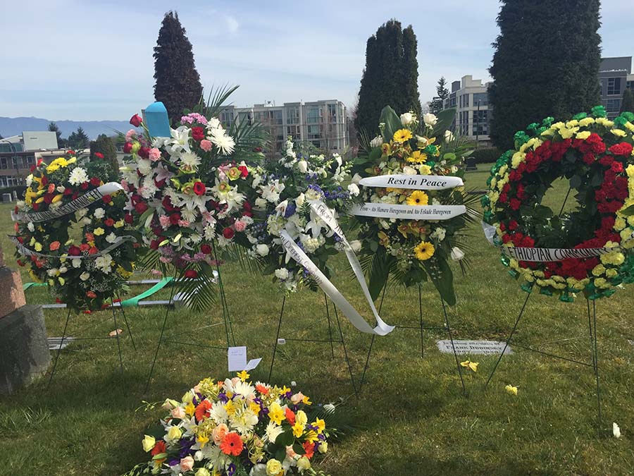 Ato Tefera Degefes funeral የአቶ (ዶ/ር) ተፈራ ደገፌ የቀብር ስነ-ስርዓት በቫንኩቨር ተፈጸመ