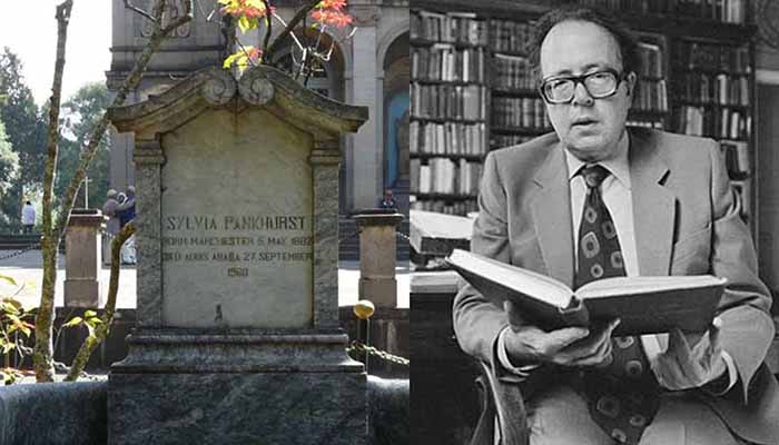 Sylvia's grave and Richard Pankhurst