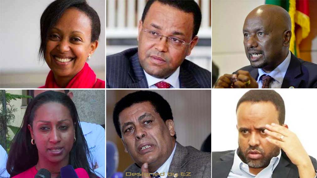 ዶ/ር ሊያ ታደሰ፣ ዶ/ር ይናገር ደሴ፣ ዶ/ር ኢንጂንየር ስለሺ በቀለ፣ ዳግማዊት ሞገስ፣ አምባሳደር ዲና ሙፍቲ፣ ዛዲግ አብርሃ