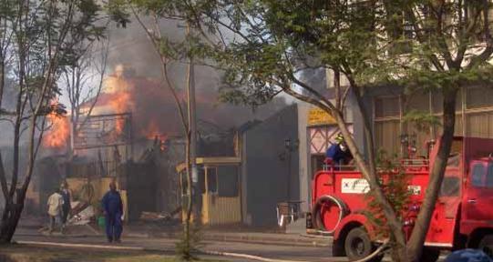 Yod Abyissinia Traditional Restaurant on fire Yod Abyissinia Traditional Restaurant on fire